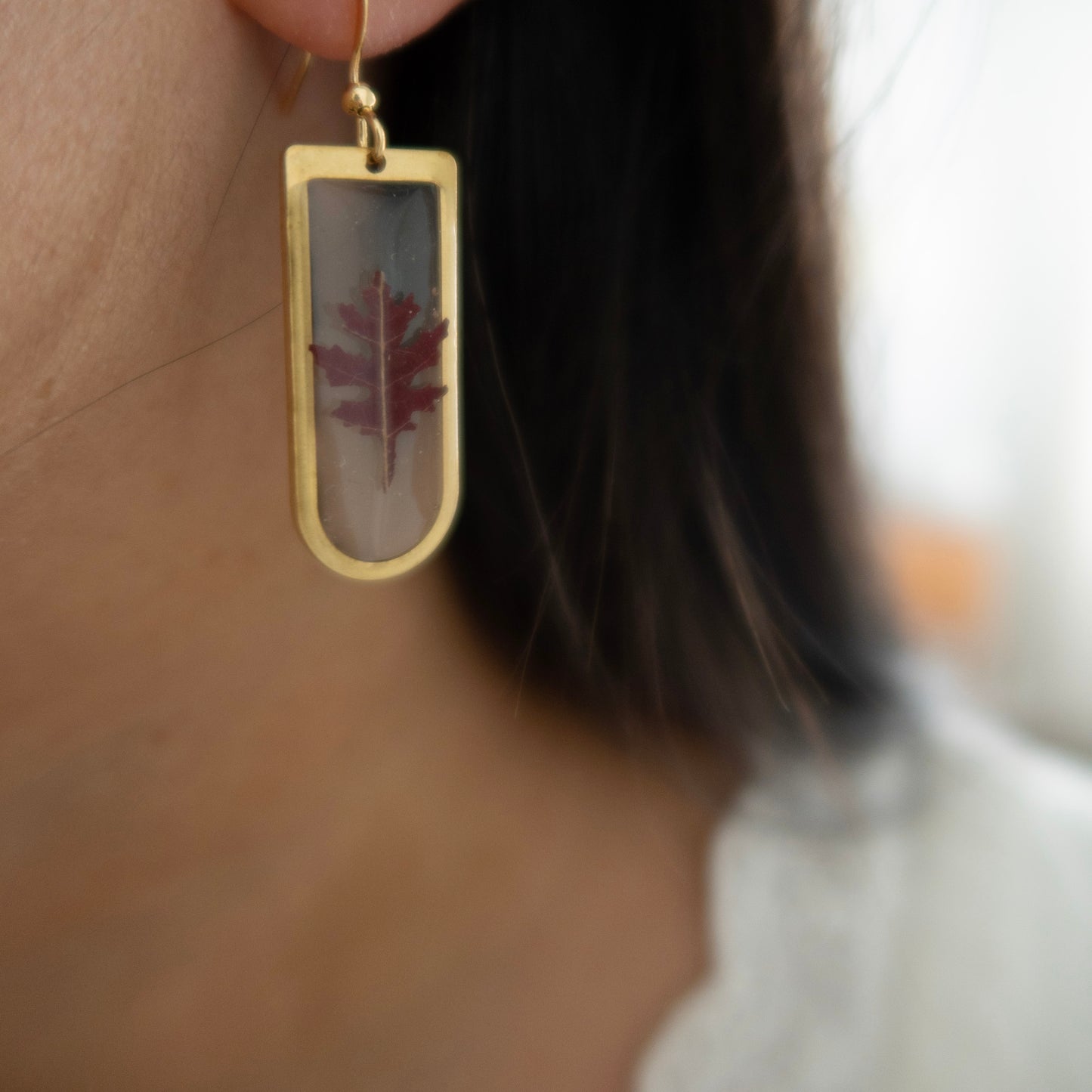 Oak Leaf Earrings