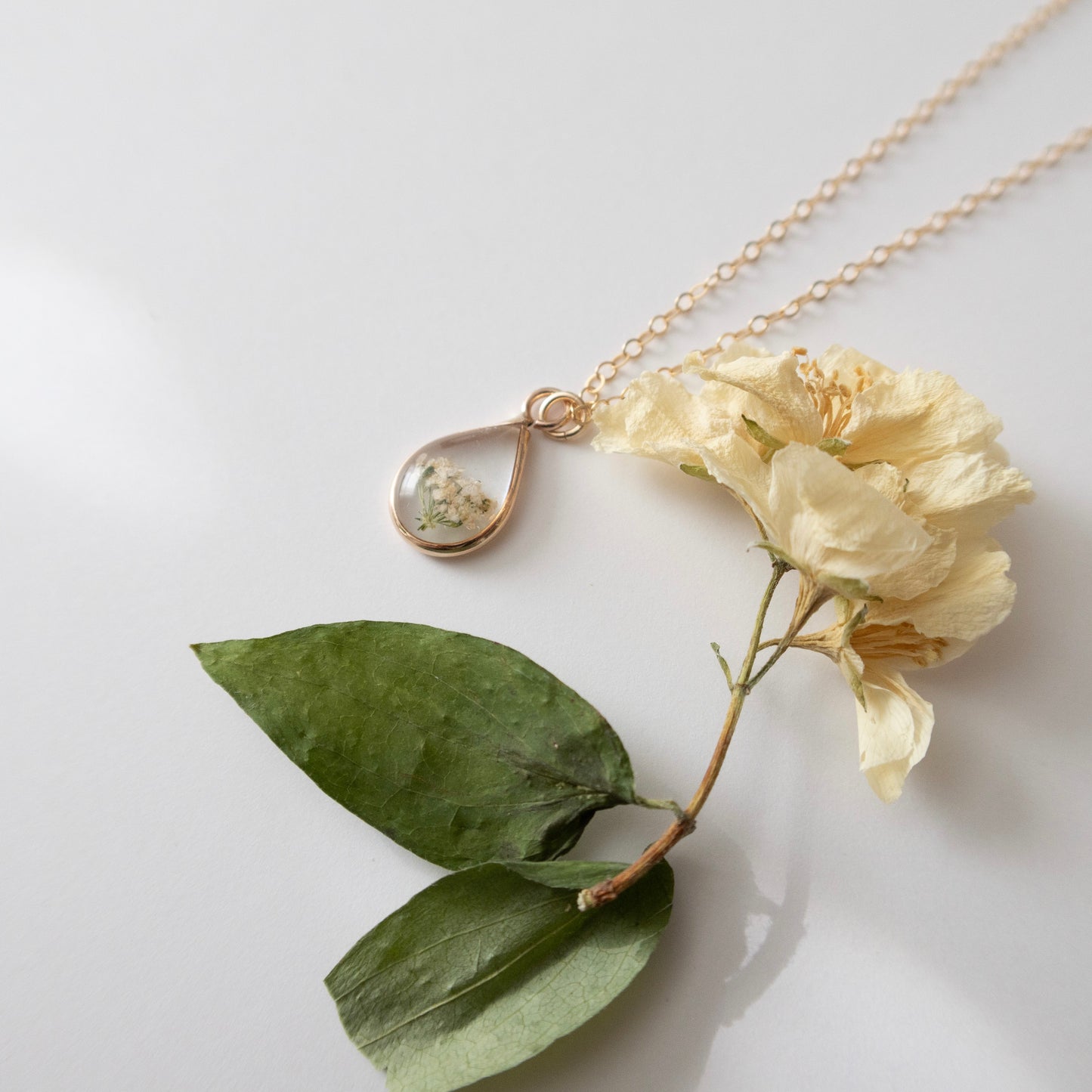 Simple Raindrop Necklace