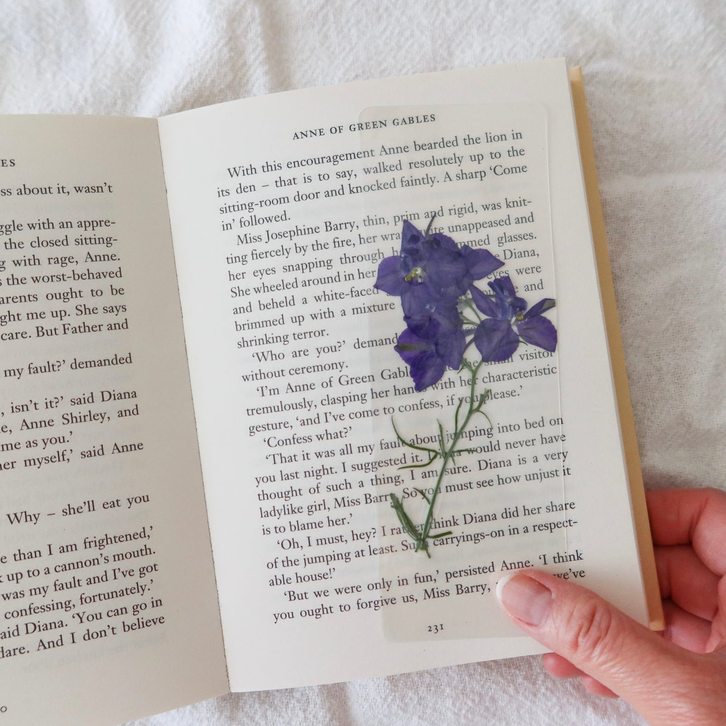"Mountain Blooms" Larkspur Bookmark
