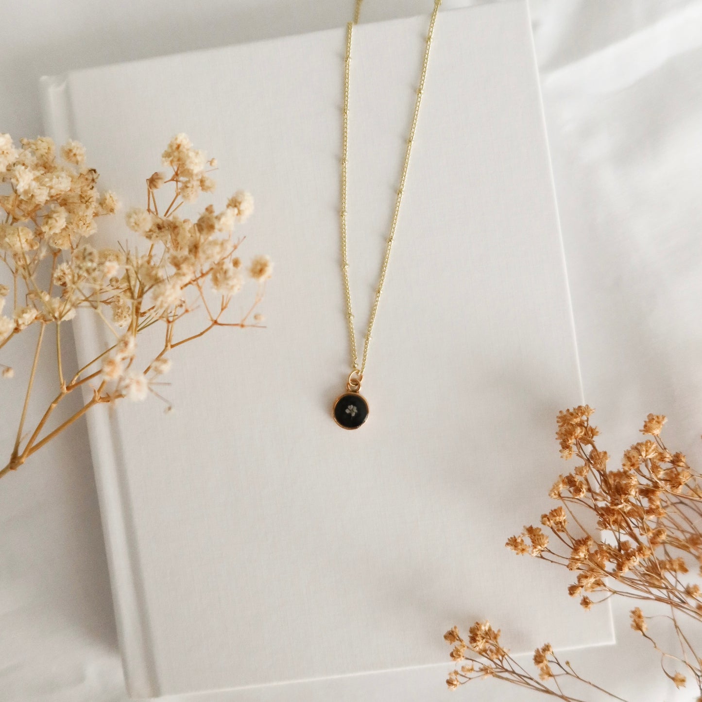 The Tiny Fleur Circle Pendant