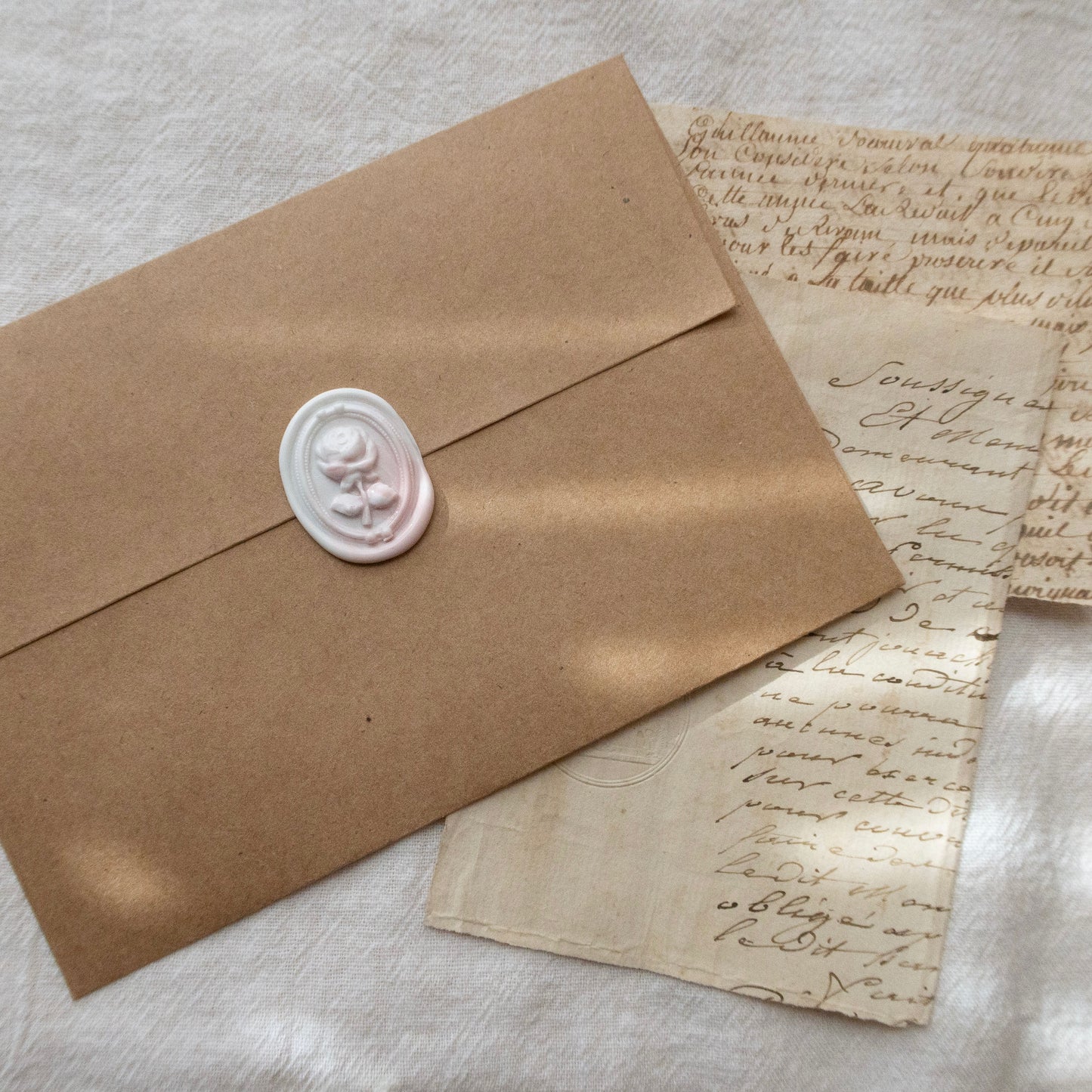 Vintage Rose Wax Seal