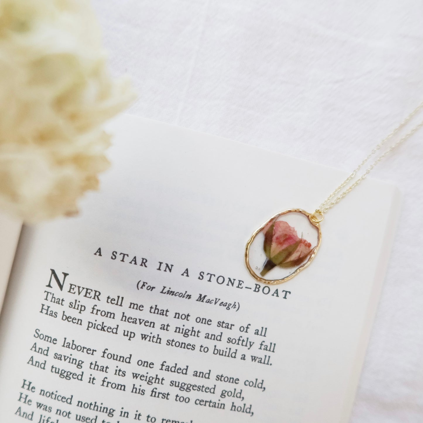 Pink Rose Pendant