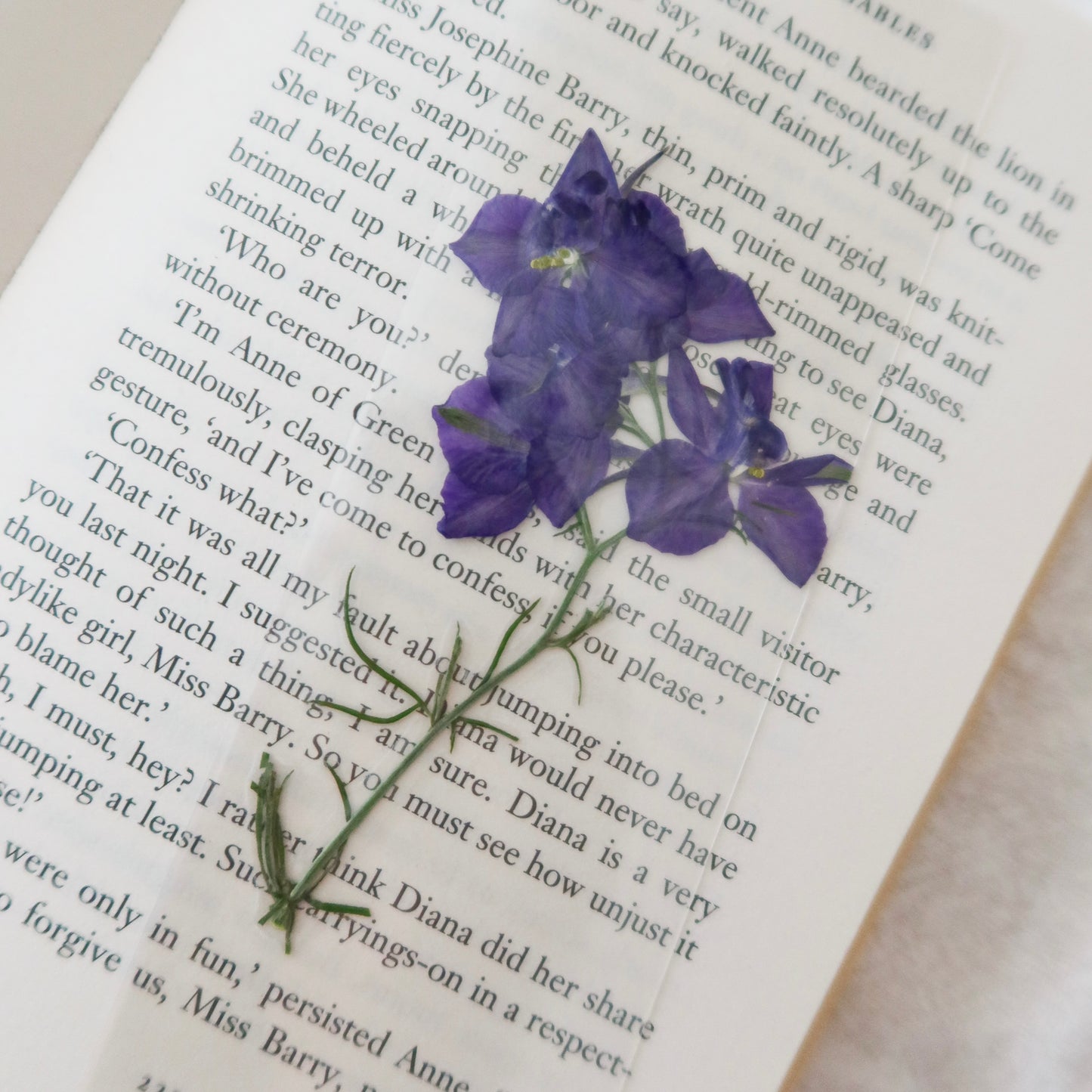 "Mountain Blooms" Larkspur Bookmark