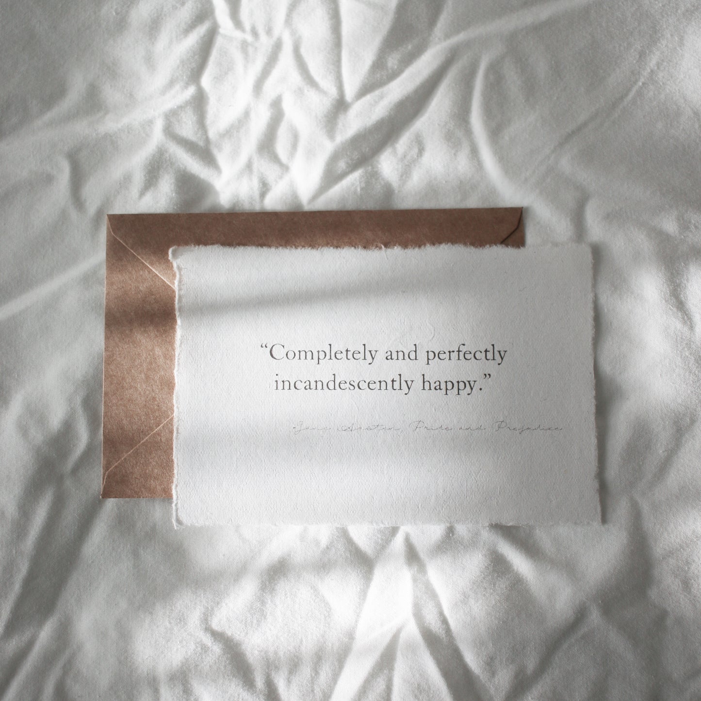 Deckled Edge Quote Card
