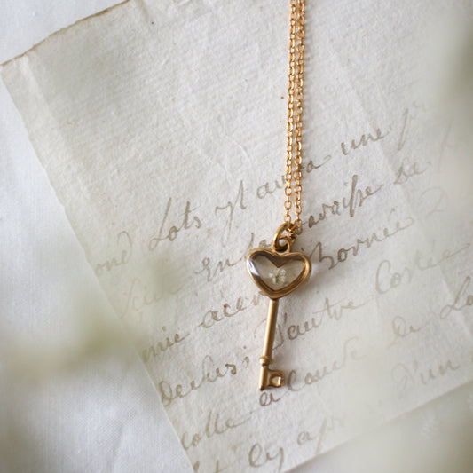The Garden Key Necklace (wholesale) MSRP $34.00