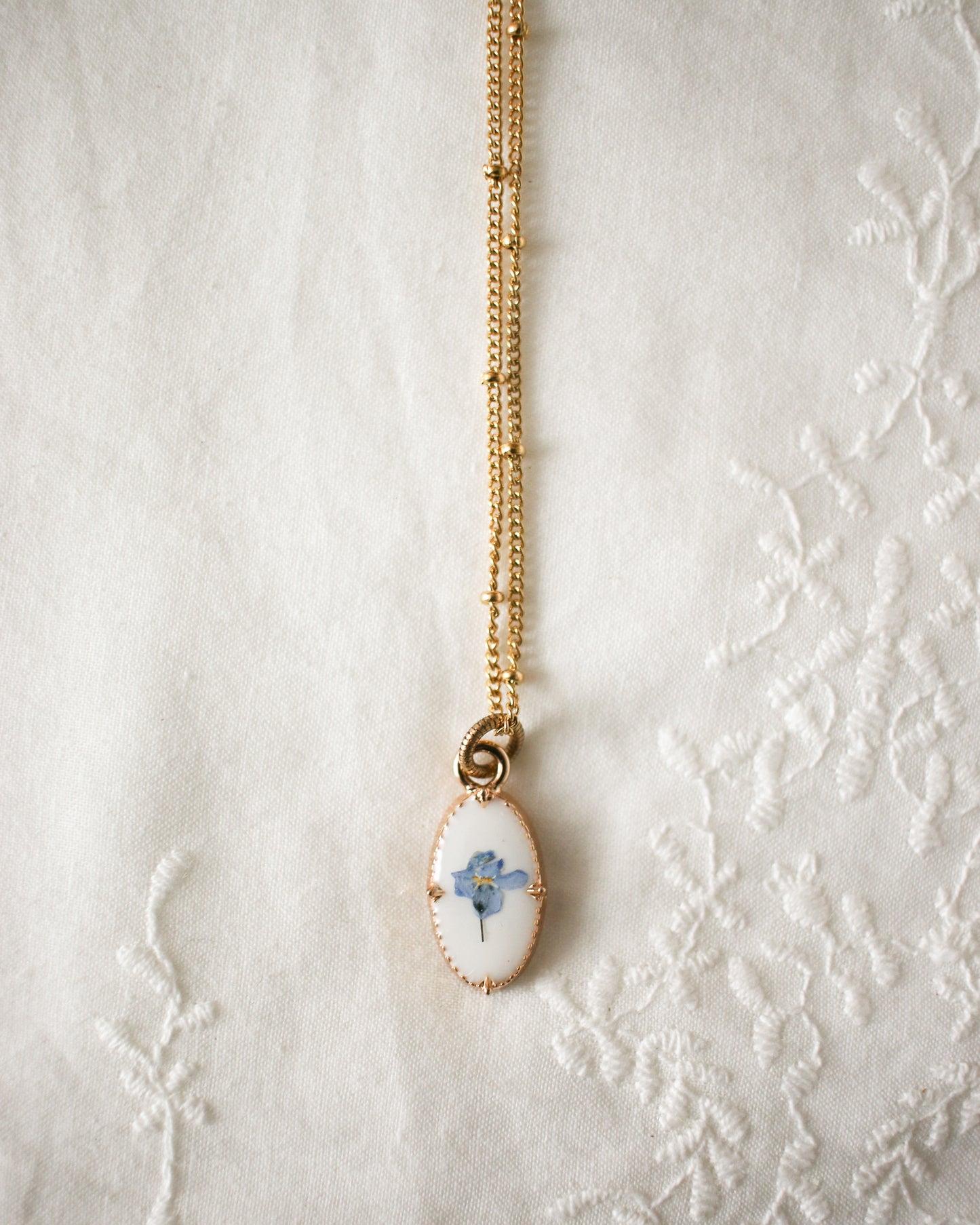 The Lydia Necklace (forget me not)