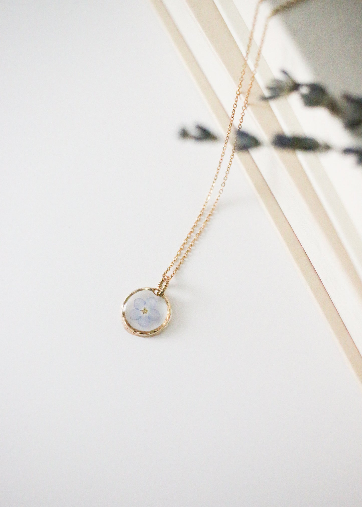 Pre Order Memories Necklace (forget me not)