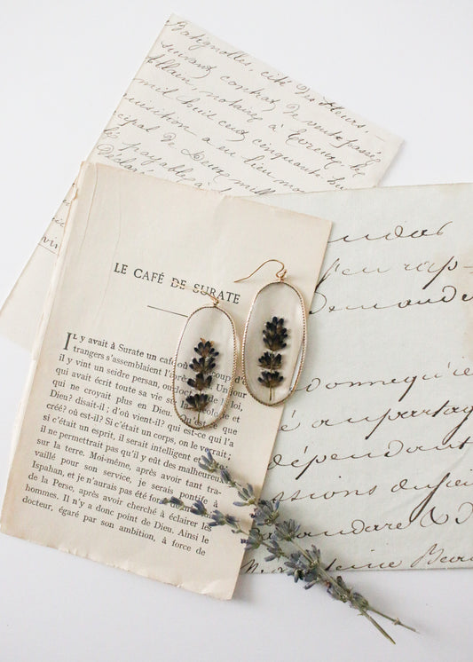 Balm of Lavender Earrings