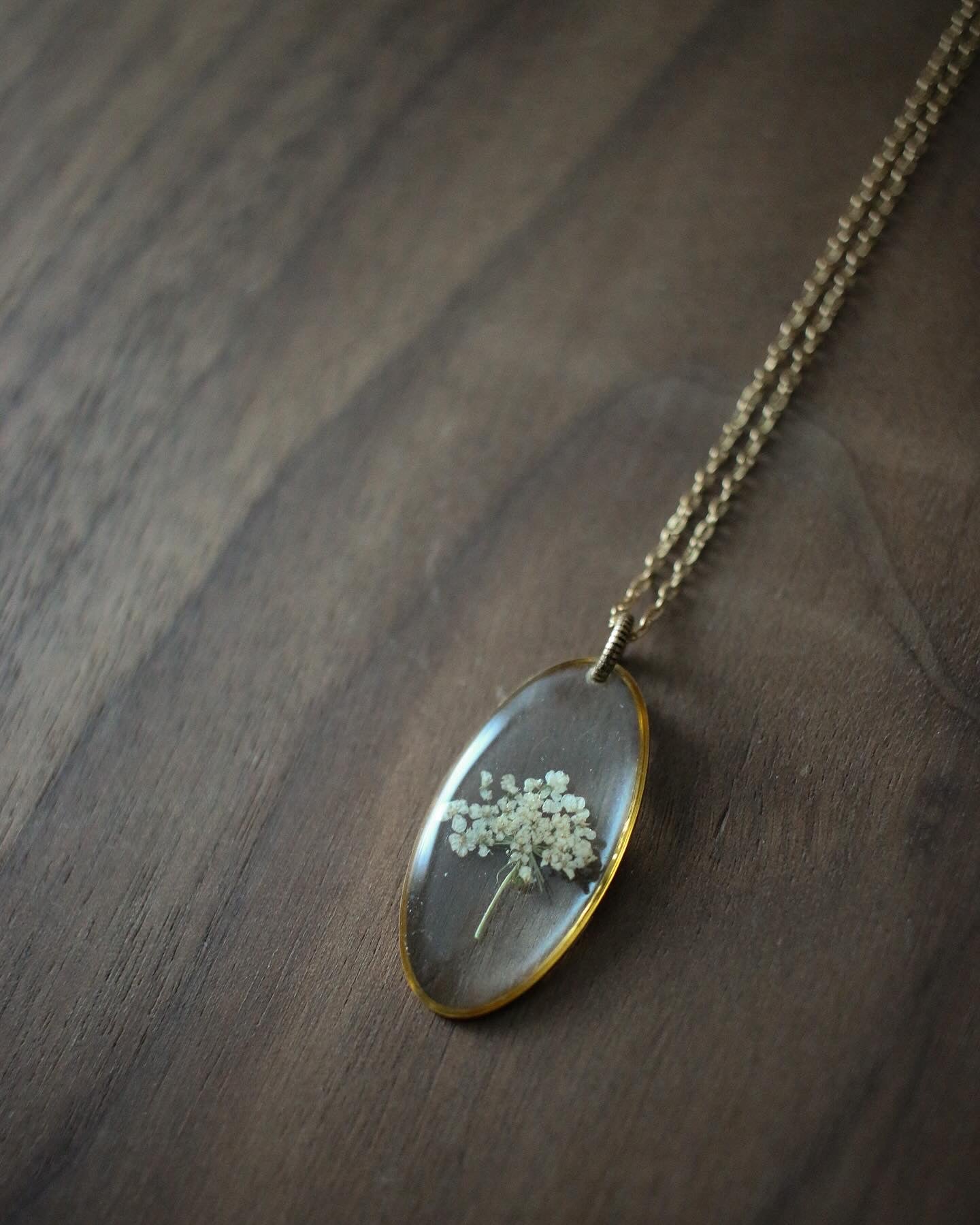 Pemberley Garden Necklace (Queen Anne's lace)