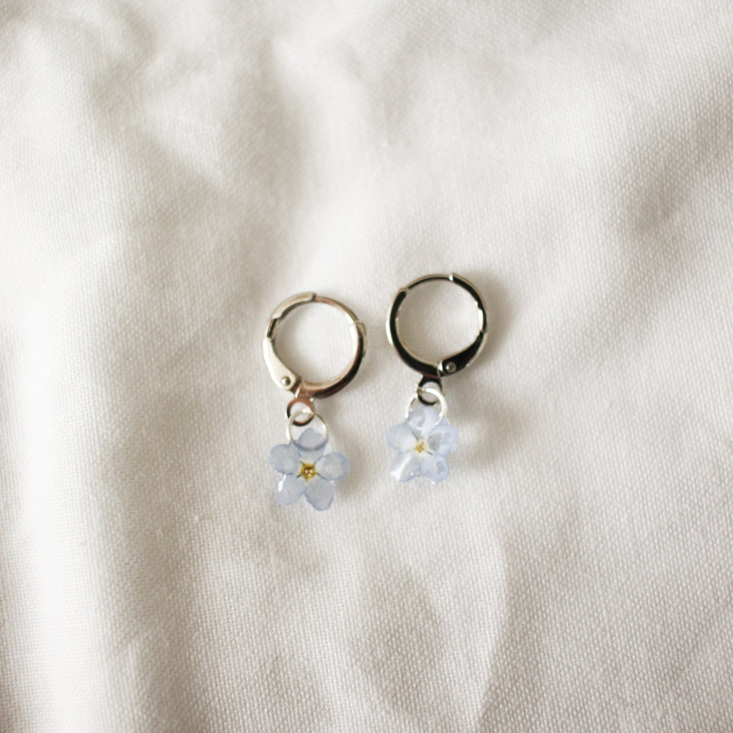 Silver Beth March Earrings