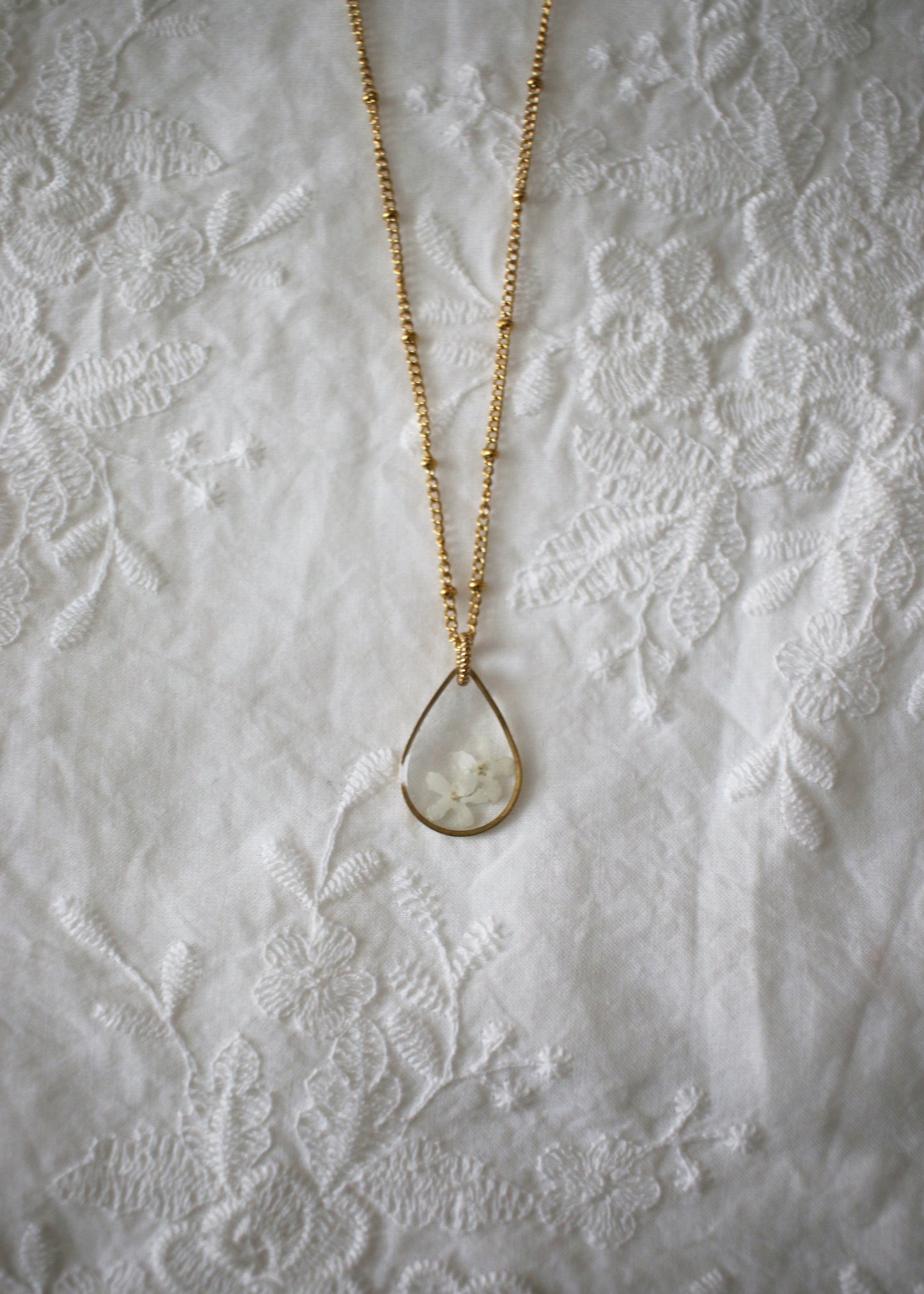 Fleur Drops Necklace