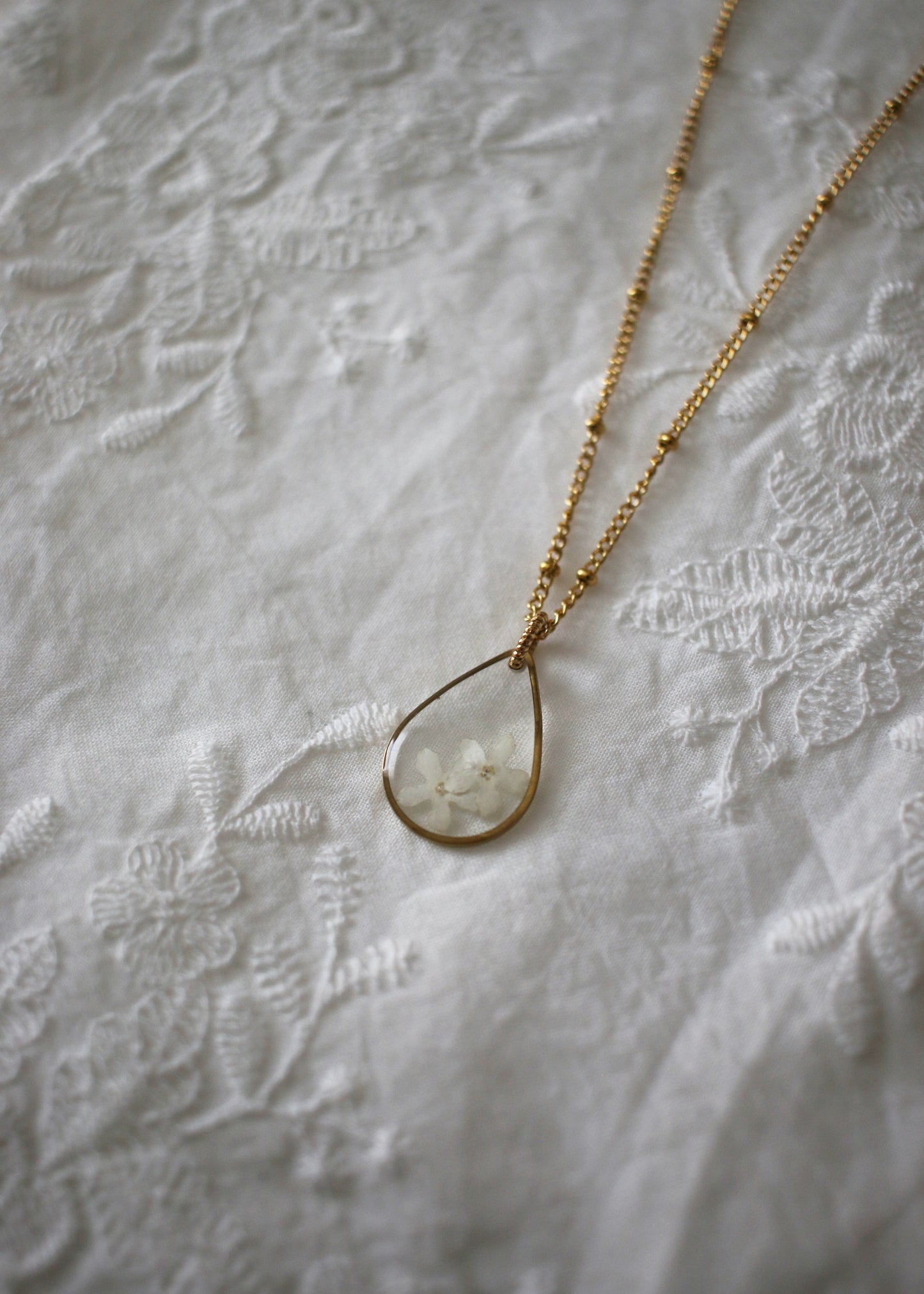 Fleur Drops Necklace