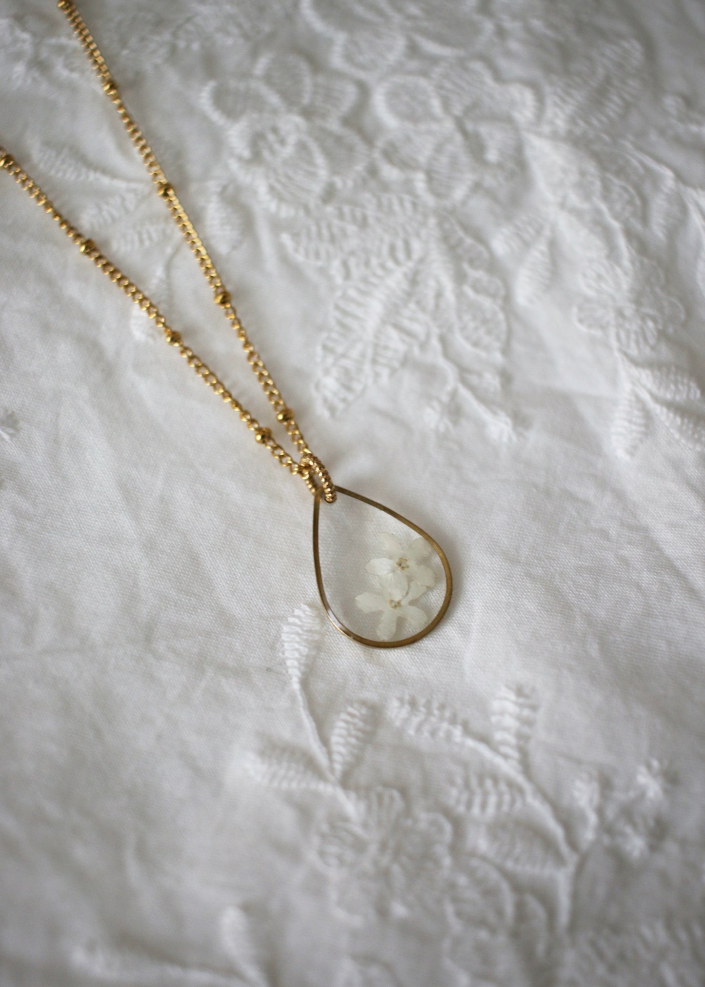 Fleur Drops Necklace