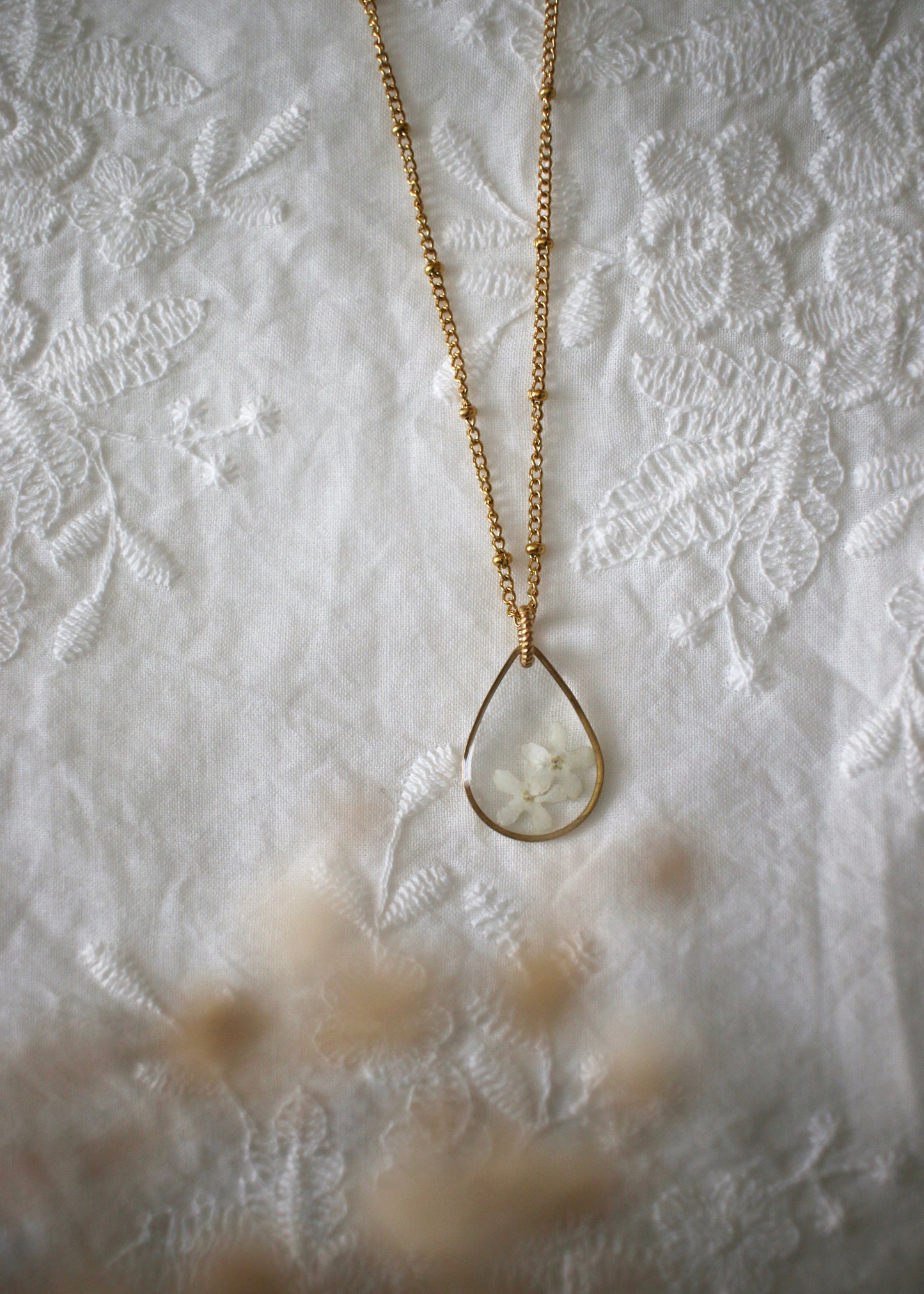 Fleur Drops Necklace