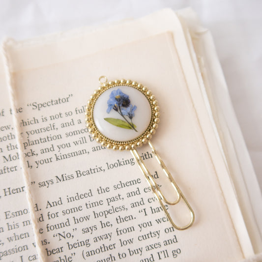 Forget Me Not Journal Bookmark