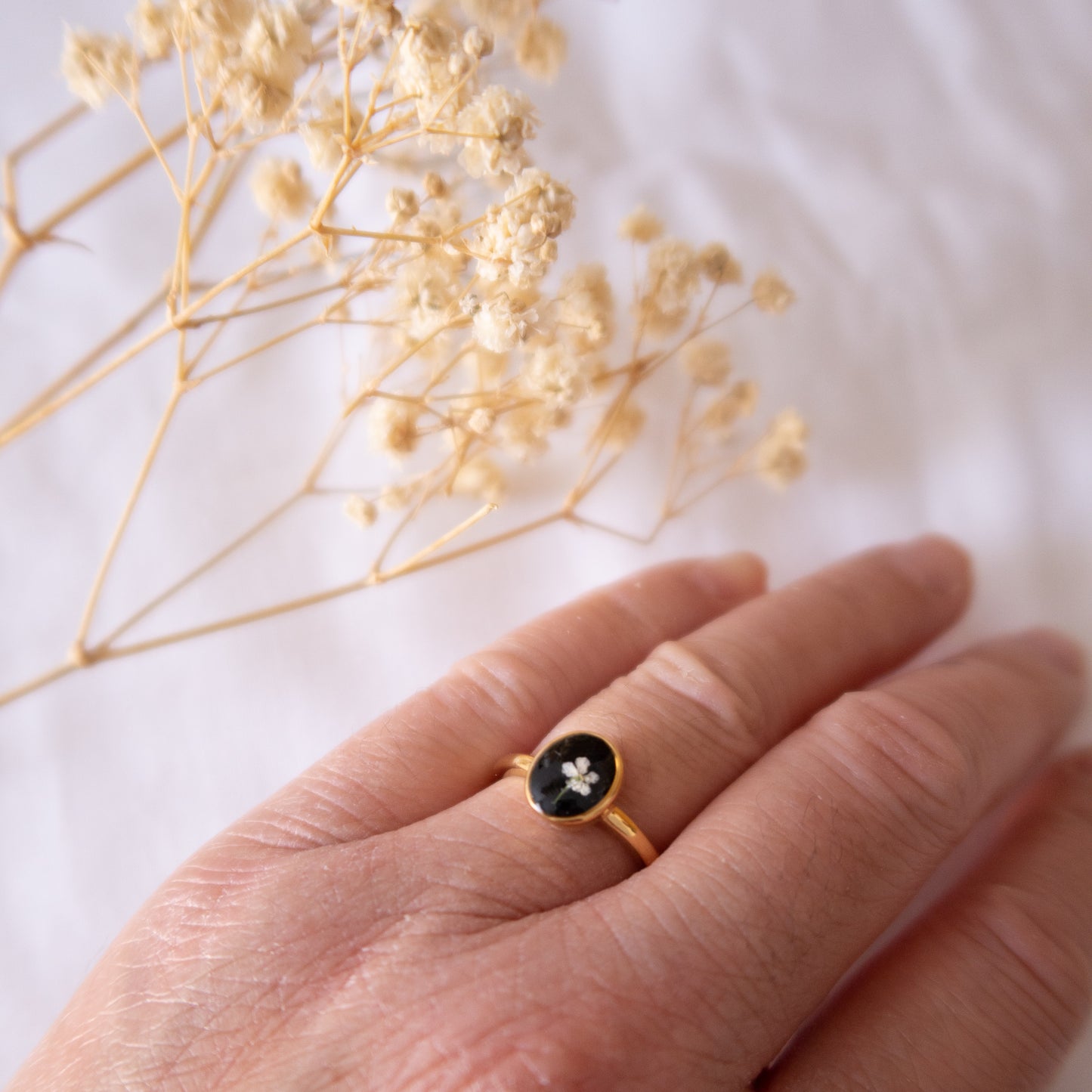 Starry Night Queen Annes Lace Ring