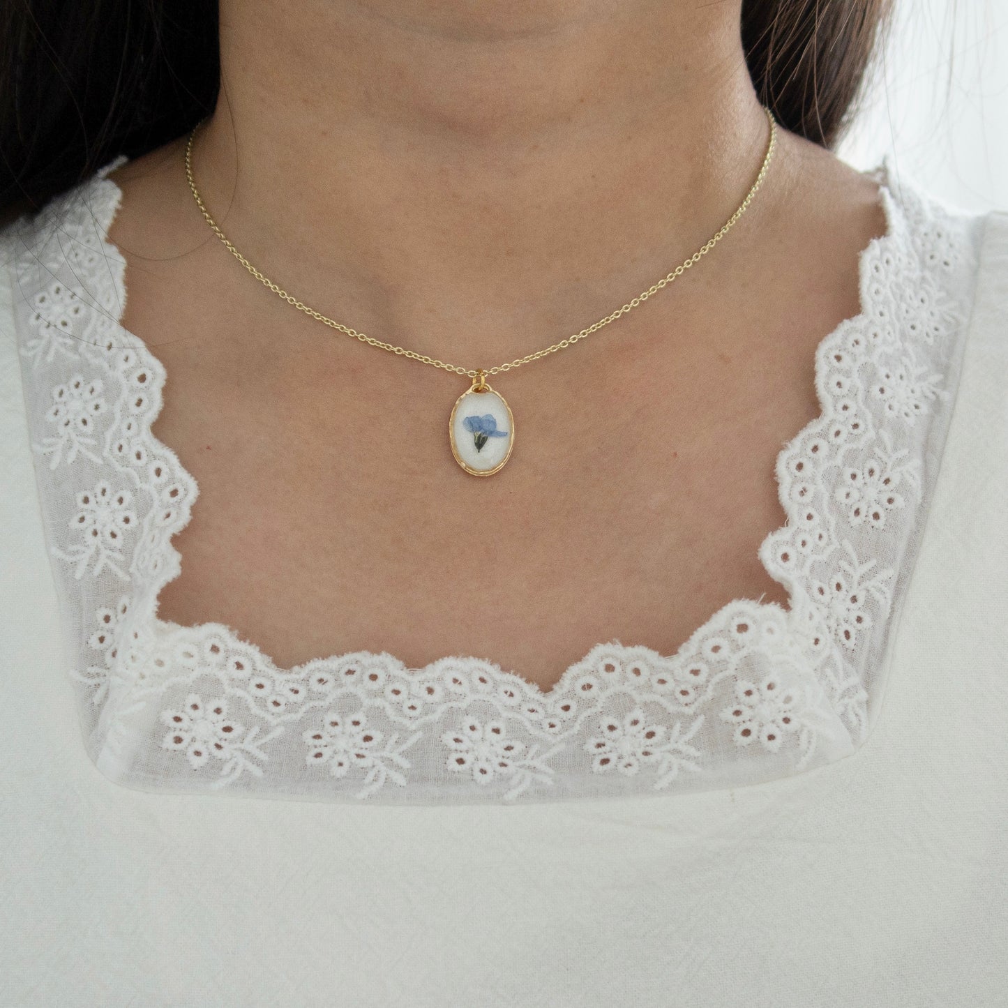 The Petit Forget Me Not Necklace