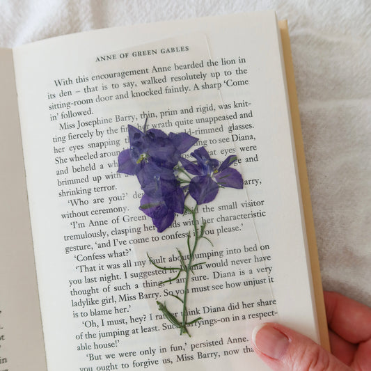 "Mountain Blooms" Larkspur Bookmark